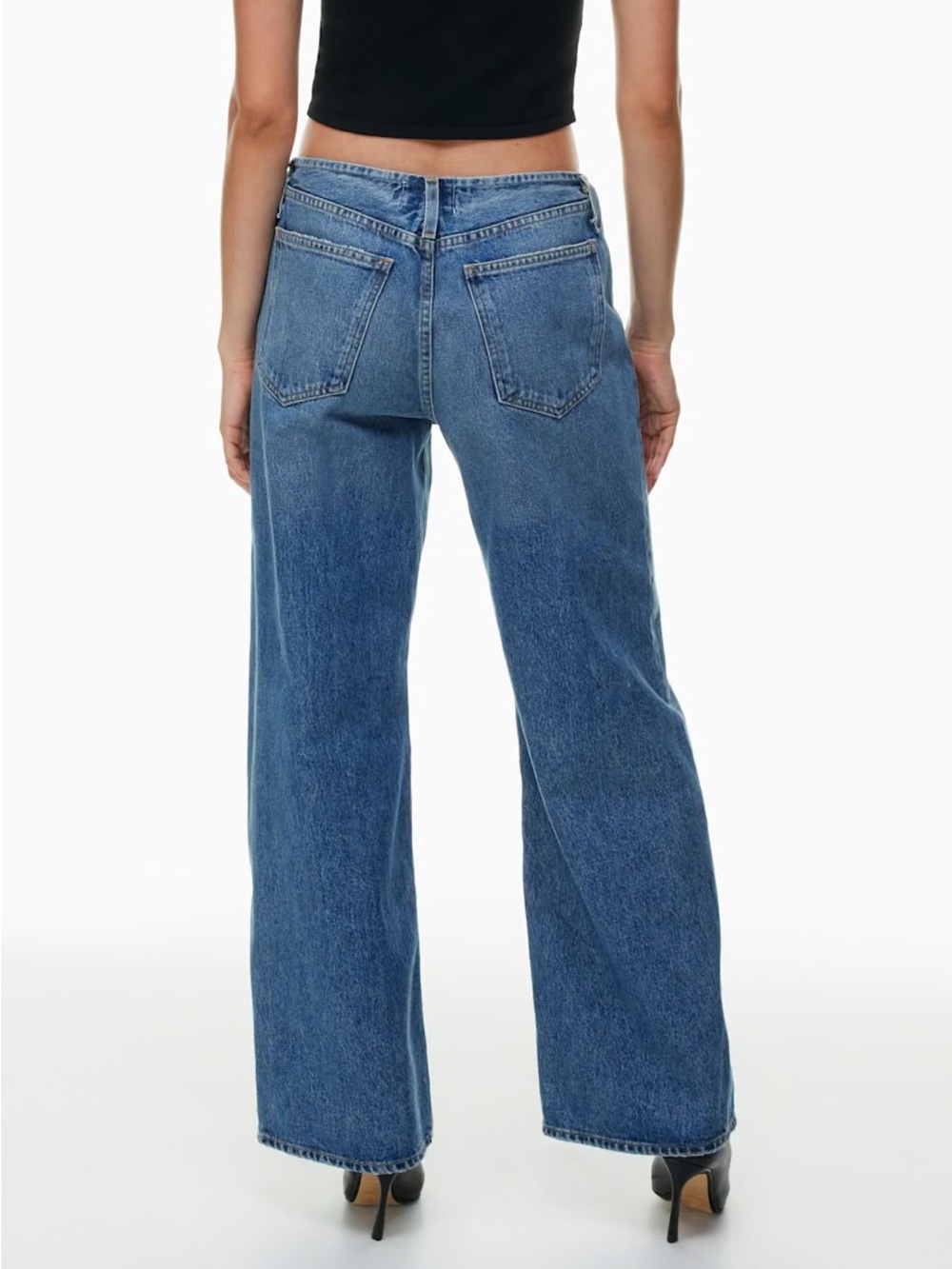 AGOLDE NWT Lex Low Rise / Slung Baggy Wide Leg Jeans - Picture 8 of 9